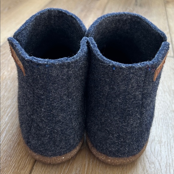 Taos Blue Woolly Boolly Wool Booties Size 40 Womens 9-9.5 Mens 6.5-7 - Picture 4 of 10